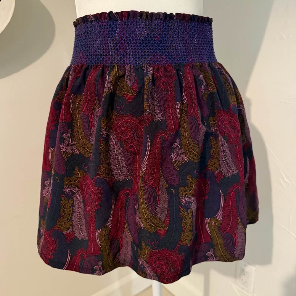 Kimchi Blue Lightweight Paisley Skirt - Size Large